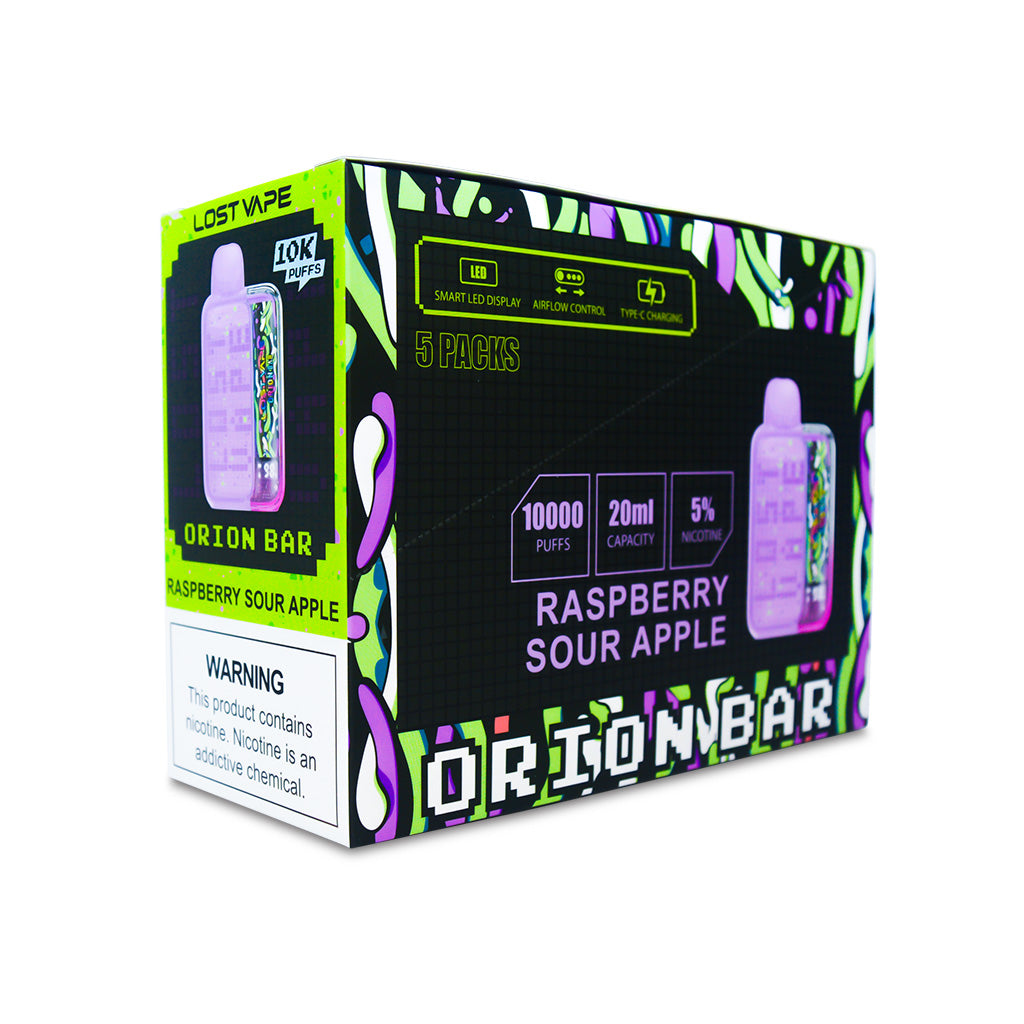 Lost Vape Orion Bar 10000 Disposable Vape - Black Coral Wholesale